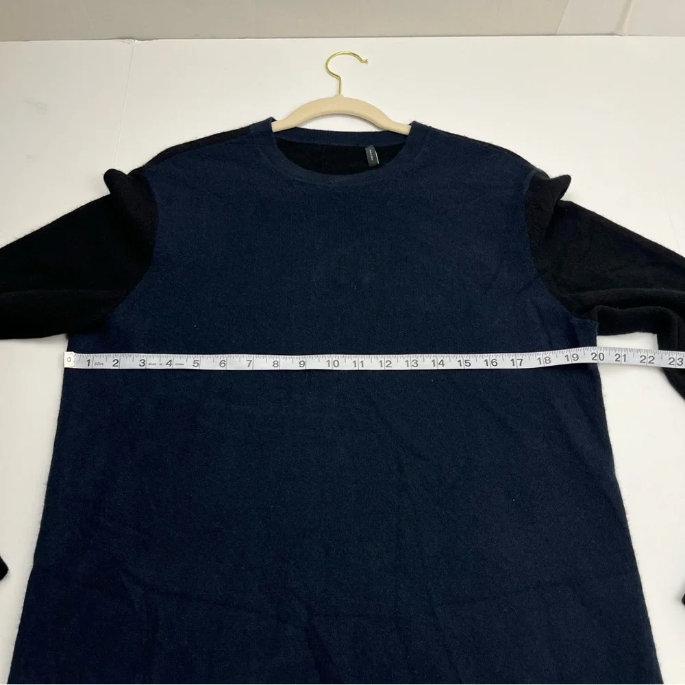 Theory Hilles Crewneck Cashmere‎ Sweater 100% Cashmere Mens NO SIZE TAG *FLAWED